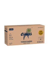 Resim Rulopak R-2604 Cimri İçten Çekmeli Tuvalet Kağıdı 6 x 1 Rulo 