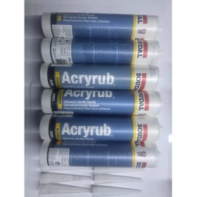 Resim Van Aks Meşe Yapı Akrilik Mastik Vizon / Kum Beji ( Trompet Gri ) Renk 500 ml x 6 Adet ( Boyanabilir Silikon ) 