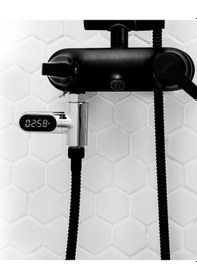 Resim Vkemall Bebek Duş Su Sıcaklığı Ölçer, 2. Nesil Isı Ve Zaman Ölçümü, Celsius/fahrenheit Dönüşümü, 360 Led Ekranlı Akıllı Termometre 