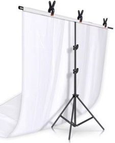 Resim ADE Akdeniz 150x200 T Stand Fon Perde 3 Mandal 