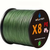 Resim JESHUPEY X8 PE 8-Strand Olta İpi, 300/500m - Süper Güçlü, Aşınmaya Dayanıklı, Pürüzsüz Uzun Döküm İçin İdeal, 5.44/11.34/14.97/18.6/20.41/27.22/31.75/40.82KG, Tuzlu ve Tatlı Suyun Kullanımı İçin Mükemmel, Tuzlu Suya Balıkçılık İpi | Pürüzsüz Döküm İpi | Dayanıklı Balıkçılık Ekipmanı 