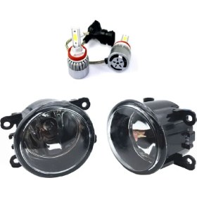 Resim Uygunplus Ford Fiesta 2010 Model Beyaz Led Xenon Sis Farı Seti Premium Serisi 