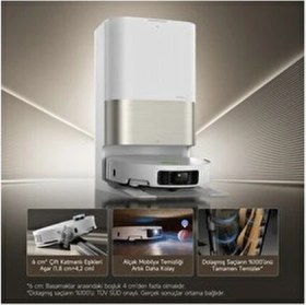 Resim Dreame Drmz Güçlü Wett&dry X50 Ultra Complete Vacumix Cleaner Robot SÜPÜRGE,20.000 Bin Pa,4.5 Litre Premium 