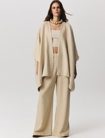 Resim Erica Panço - Natural/Off White / Standart Beden 