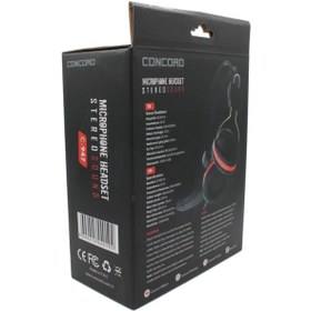 Resim Concord Mikrofonlu Oyuncu Stereo Kulaklık C-945 