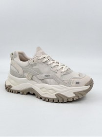 Resim Guja | Bej | Deri Detaylı | Kadın Spor Ayakkabı 