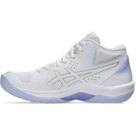 Resim Asics Beyond Ff Mt Kadın Beyaz Voleybol Ayakkabısı 1072a096-106 Beyaz 