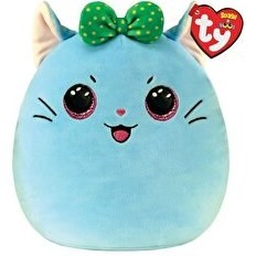 Resim TY Fiyonklu Mavi Kedi Squishy 25 Cm 