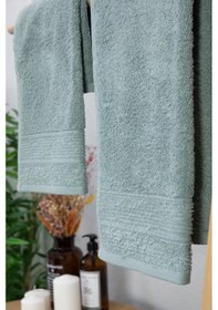 Resim Newnoa 2'li Yüz Havlusu 50x90 - Yeşil Yeşil 