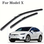 Resim Tongdashop Model X Ve Y 2019-2024 Entegre Temizleme Fonksiyonlu Tesla Cam Sileceği Tüm Mevsimler 
