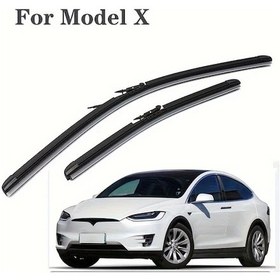 Resim Tongdashop Model X Ve Y 2019-2024 Entegre Temizleme Fonksiyonlu Tesla Cam Sileceği Tüm Mevsimler 