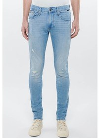 Resim Mavi M0042480968-23y Erkek James Jean Pantolon Lt Ripped Mavi Premium M0042480968-R11241 Açık Mavi 