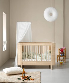 Resim Oliver Wood Mini+ Beşik 68x122 cm (Oak) - Kurulum istiyorum (sadece istanbul içi) 