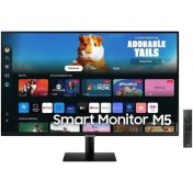 Resim Samsung 31.5" Va Smart Monitör M5 LS32DM500EUXUF 4ms 60HZ Hdmı-Typec Smart Monitör 