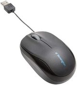 Resim Kensington Pro Fit İçeri Çekilebilir Kablolu Mouse, Windows & macOS Uyumlu, 76 cm Kablo Uzunluğu, Siyah, K72339EU 