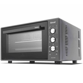 Resim 8032 Antrasit 50Lt Köşeli Fırın Exclusive Serisi 