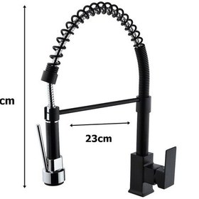 Resim Vilas Trento Siyah Endüstriyel Fonksiyonlu Mutfak Bataryası 