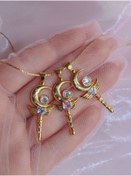 Resim Reorah Collection Sailor Moon Sihirli Asa Kolye-beyaz 