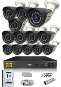 Resim IDS DS-2015HDSET13 13 Kameralı 1080P Full HD 5 MP Sony Lensli Kamera Seti - 2015 