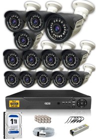 Resim IDS DS-2015HDSET13 13 Kameralı 1080P Full HD 5 MP Sony Lensli Kamera Seti - 2015 