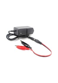Resim 12v 1000ma Kurşun Asit Kuru Akü Şarj Adaptörü Akü Takviye Cihazı Soketli Krokodilli 