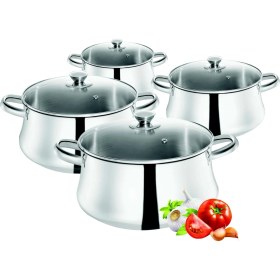 Resim Tefal Classic 8 Parça Çelik Tencere Seti 