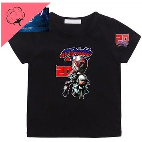 Resim Laoyaoyifu Fabio Quartararo Pamuklu T-shirt - El Diablo Motosiklet Spor Gömlek - Rahat Kısa Kollu Streetwearmercan Kırmızıerkek Mercan Kırmızı 