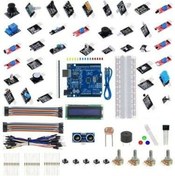 Resim Teknoartshop Arduino 161 Parça Uno R3 Robotik Kodlama Uygulamaları Mega Başlangıç Proje Eğitim Seti 