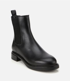 Resim Hotiç Kadın Deri Siyah Lastik Detaylı Düz Bot 01boh313410a100 01boh313410a100 Siyah 