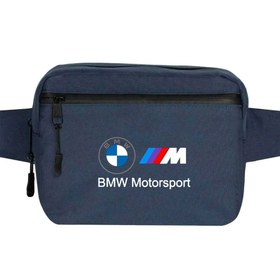 Resim Bmw Logo M Power Motorsport 2 Bel Çantası - Gri 