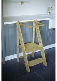 Resim Çocuk Öğrenme Kulesi Ahşap 