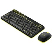 Resim Logitech Mk240 Nano Kablosuz Klavye Ve Fare Seti Siyah A Optik 