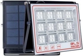 Resim DLS 200 SOLAR 5 MODLU GÜNEŞ ENERJİLİ LED PROJEKTÖR MAVİ YEŞİL KIRMIZI VE RGB RENK AYDINLATMA 