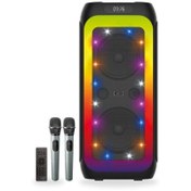 Resim Sunix 80w 6000 Mah Çift Mikrofonlu Ledli Bluetooth Hoparlör Bts-x700 