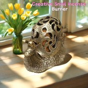 Resim Vintage Metal Yılanı Kokusu Yakıcı - Rustik, Taşınabilir ve Ev Dekoru için İdeal | Yılan Sevgin için Mükemmel Hediye, Ev Dekoru Ürünleri|Rustik Metal El Sanatları|Dayanıklı Metal 