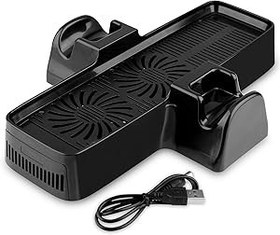 Resim OSTENT 3 in 1 USB Cooling Fan + Console Controller Stand for Microsoft Xbox 360 Slim 