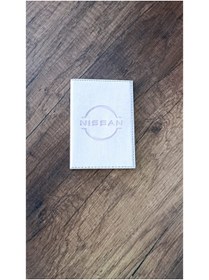 Resim EFE DERİ Nissan Deri Dikişli Araç Ruhsat Kılıfı Kabı Ruhsatlık Araba Ruhsat Koruyucu 