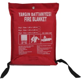 Resim Seçkin Yangın Battaniyesi 150 cm x 180 cm 