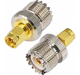Resim Fox Sma Erkek - Uhf Dişi Ara Konnektör (Adaptör) 