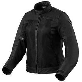 Resim Rev'it Eclipse 2 Yazlık Siyah Fileli Kadın Motosiklet Montu 