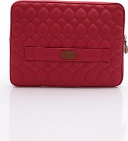 Resim Dgn 5778 13 & 14 Inç Kapitone Laptop Tablet Kılıfı 5778-1745-R0766 Kırmızı 