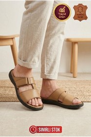 Resim Registan Shoes HAKİKİ KALİTELİ DERİ- TOMMY VERCCETTI TERLİK - SANDALET - PARMAK ARASI- MASAJ TABAN 