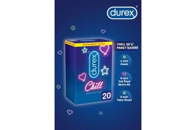 Resim Durex 2'si 1 Arada Vibrator ve Uyarıcı Başlık + Durex Chill Prezervatif 40LI 