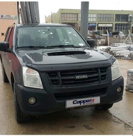 Resim Cappafe Isuzu D-Max Ön Kaput Koruyucu Rüzgarlık 4Mm Abs 2006-1 
