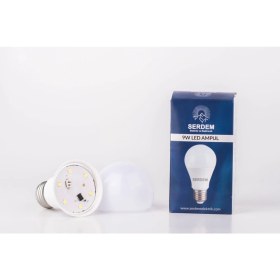 Resim Serdem Elektrik 9W Led Ampul Tasarruflu Uzun Ömürlü 6500K Beyaz Işık E27 Duy 5 Adet 