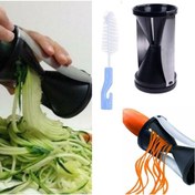 Resim Spiral Sebze Doğrayıcı Slicer Rende Temizleme Fırçası Hediyeli 