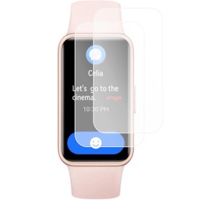 Resim Huaweı Band 9 Mat Ekran Koruyucu Şeffaf TPU Film 2 Adet 