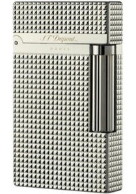 Resim 16184 St Dupont Silver Diamond Head Çakmak 16184 16184 