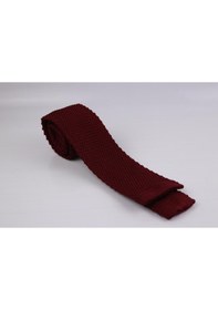 Resim Demfashion Özel Desenli Örme Kravat - Kırmızı (538523427) Kırmızı 