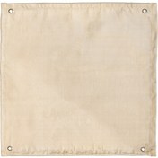 Resim Teltree Yüksek Isıya Dayanıklı Cam Elyaf Bbq Örtüsü, Yangın Önleyici Silikon Kaplamalı Mat Bej 